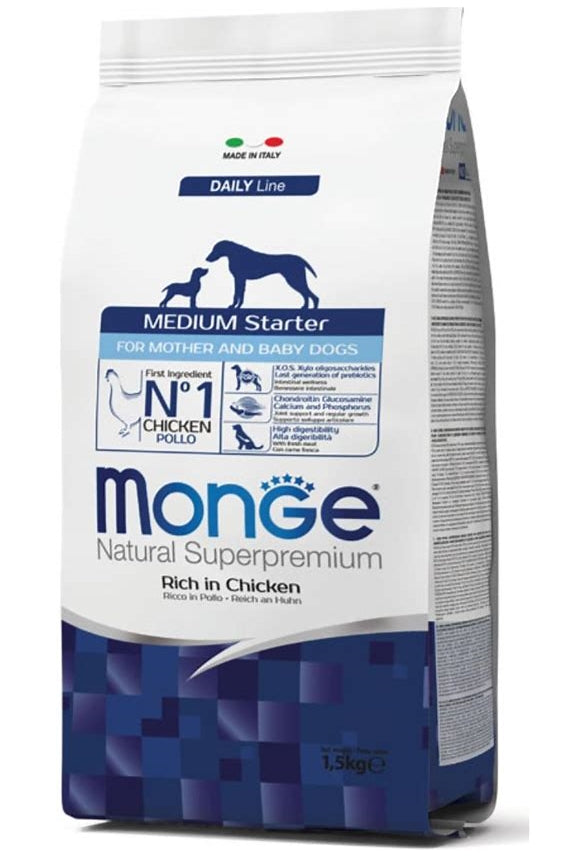 Monge - Natural Superpremium Medium Starter Ricco di Pollo