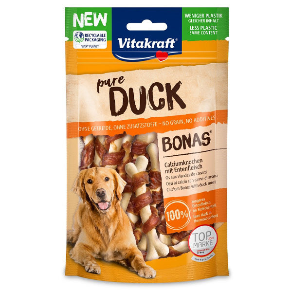 Vitakraft - Dog Snack Duck Bonas Ossi di Calcio con Anatra