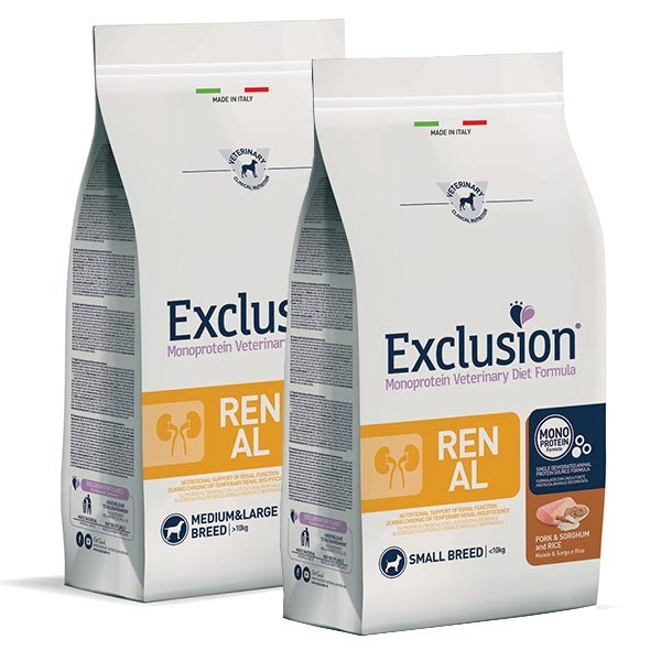 Exclusion - Diet Renal con Maiale, Sorgo e Riso MINI