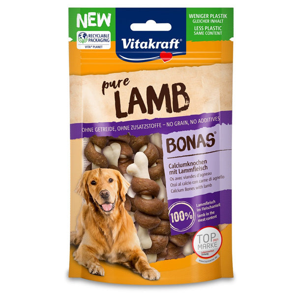 Vitakraft - Dog Snack Lamb Bonas Ossi di Calcio con Agnello