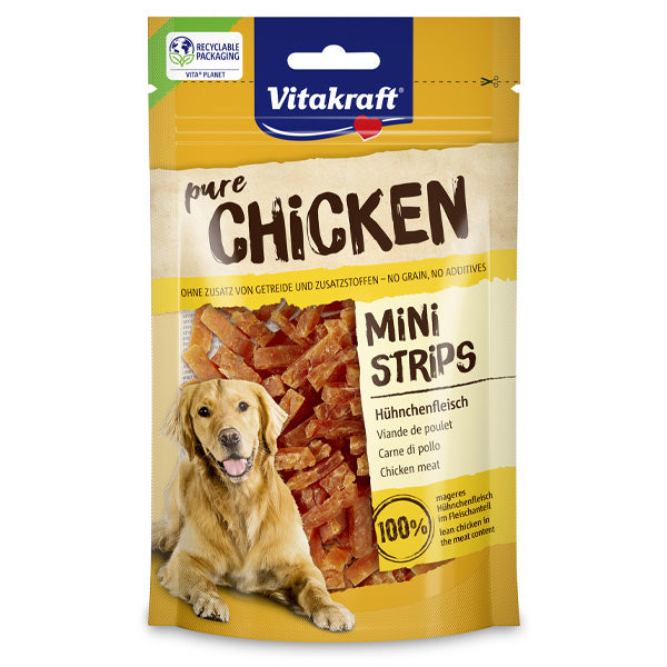 Vitakraft - Snack Dog Pure Chicken Mini Strips