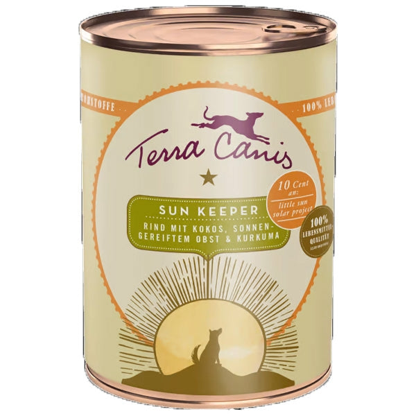 Terra Canis - Save The Planet Sun Keeper Manzo con Cocco, Frutta Maturata al Sole e Curcuma