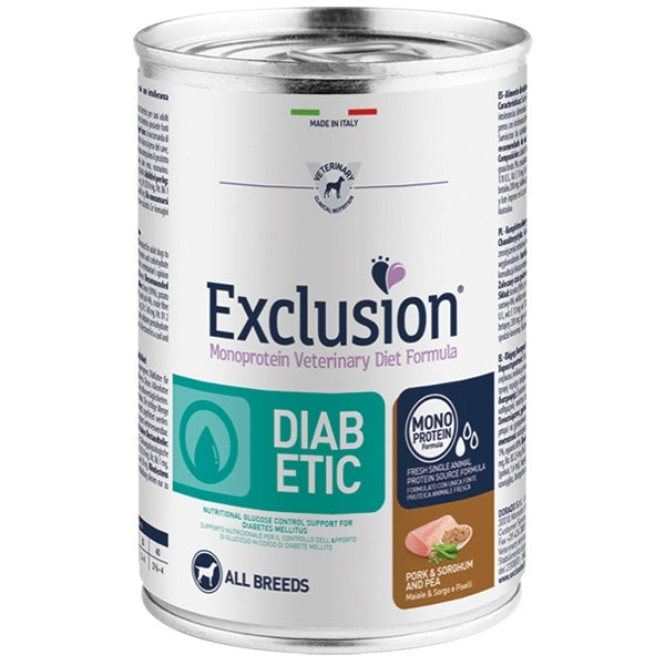 Exclusion - Diabetic Adult Monoproteico Pork&Sorghum and Pea - All Breeds