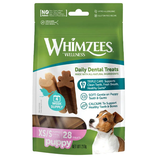 Whimzees - Puppy Snack Vegetale per Pulizia Dentale