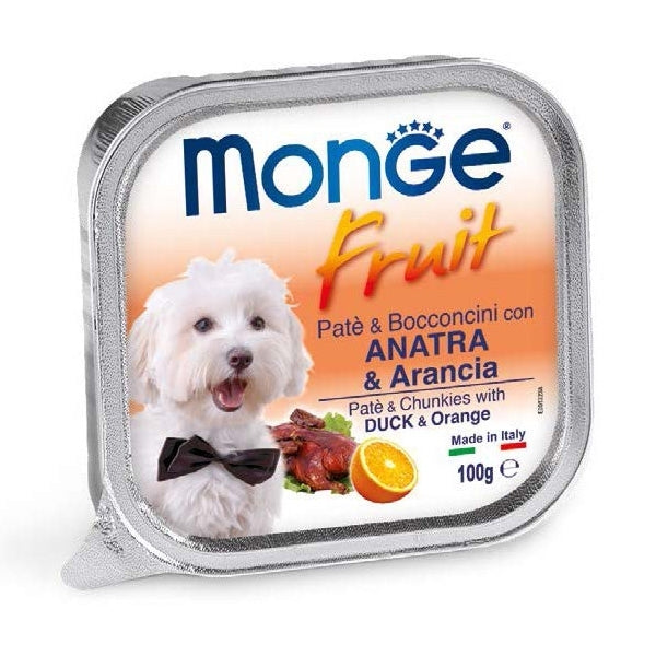 Monge - Fruit Paté e Bocconcini con Anatra e Arancia