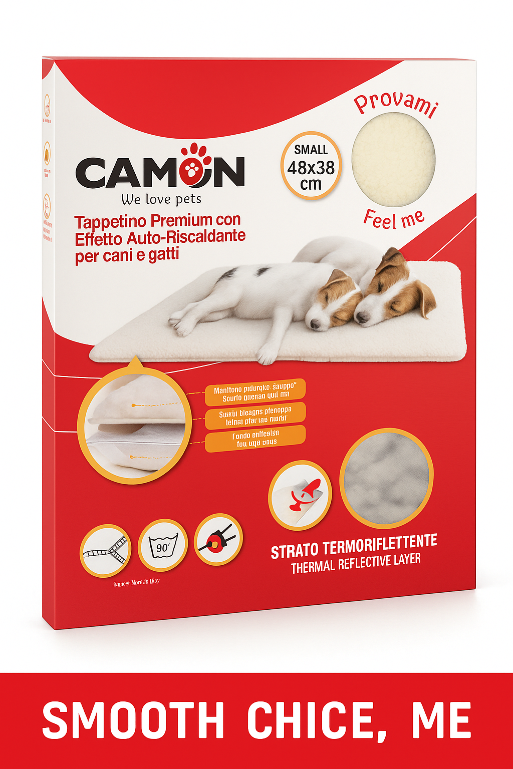 Camon - Tappetino Premium con Effetto Auto Riscaldante