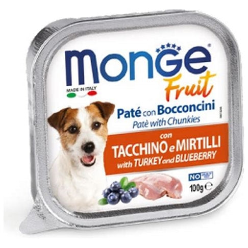 Monge - Fruit Paté e Bocconcini con Tacchino e Mirtilli