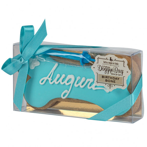 Doggye bag - Torta per Cani Birthday Bones Blu