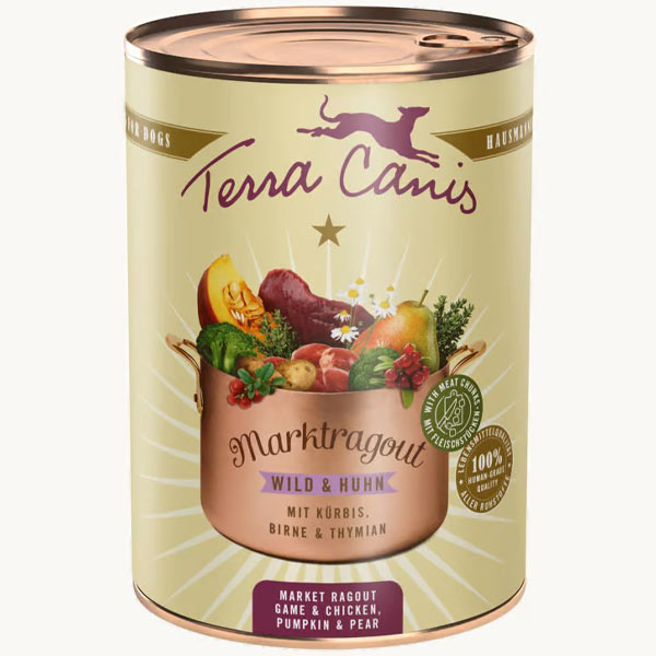 Terra Canis - Market Ragout Selvaggina e Pollo con Zucca Pera e Timo