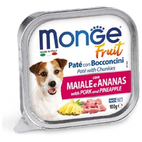 Monge - Fruit Paté e Bocconcini con Maiale e Ananas