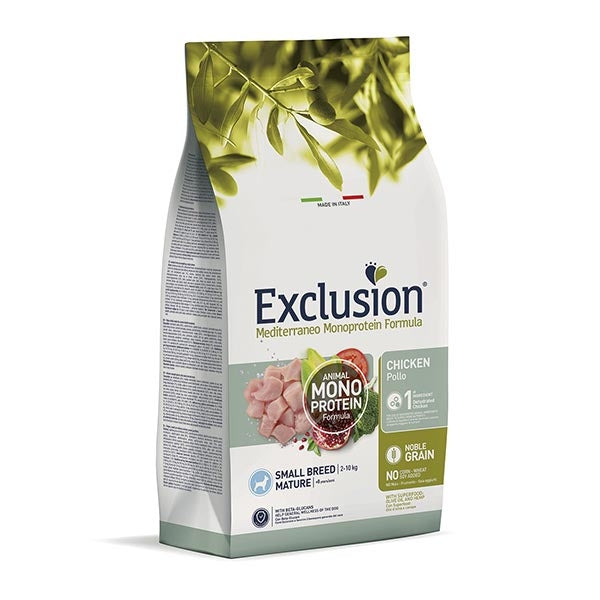 Exclusion - Mediterraneo Monoprotein Mature Small Breed con Pollo