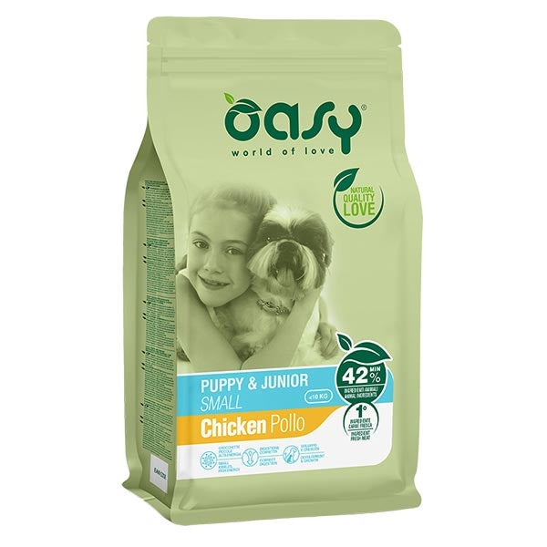 Oasy - Puppy & Junior Small con Pollo