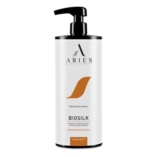 Aries - Biosilk Shampoo Proteine Seta Per Cani E Gatti