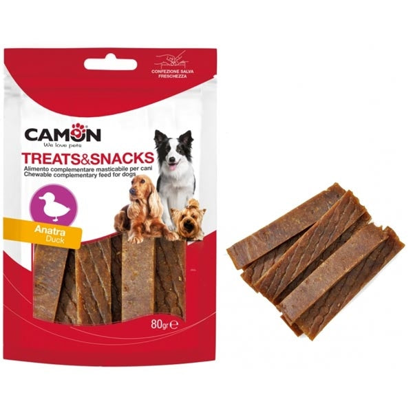Camon - Treats & Snacks Jerky di Anatra