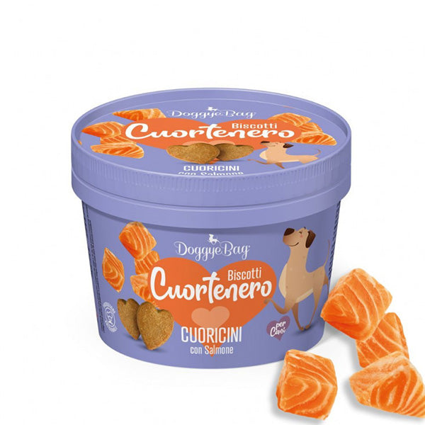 Doggye bag - Cuortenero Biscotti Cuoricini Low Grain al Salmone