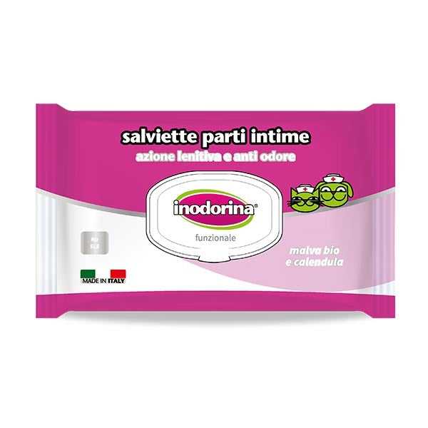Inodorina - Salvietta Funzionale Specifica Parti Intime con Malva Bio e Calendula