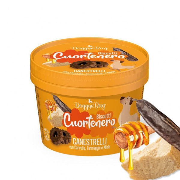 Doggye bag - Cuortenero Biscotti Canestrelli Low Grain Formaggio Carrube e Miele