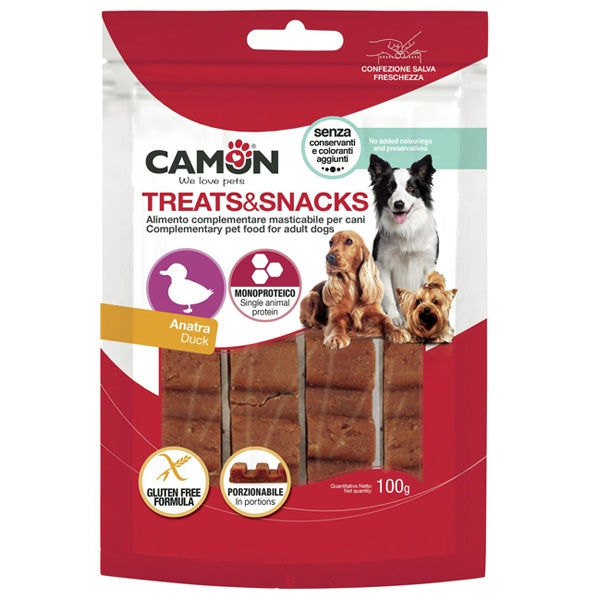 Camon - Snack Barretta di Anatra Porzionabile