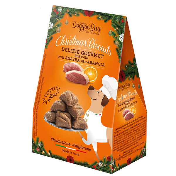 Doggye bag - Christmas Biscuits Anatra all'Arancia Biscotti di Natale per Cani