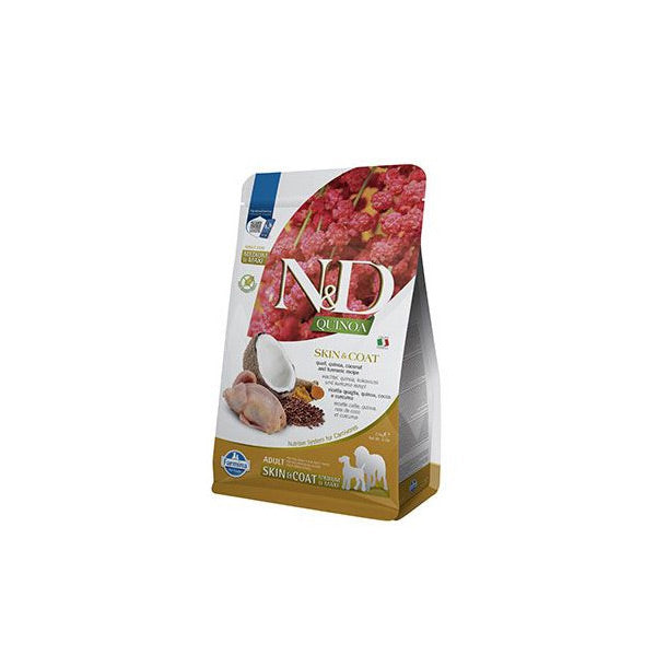 Farmina - Natural & Delicious Medium Maxi Quinoa Skin & Coat Quaglia Cocco e Curcuma Grain Free