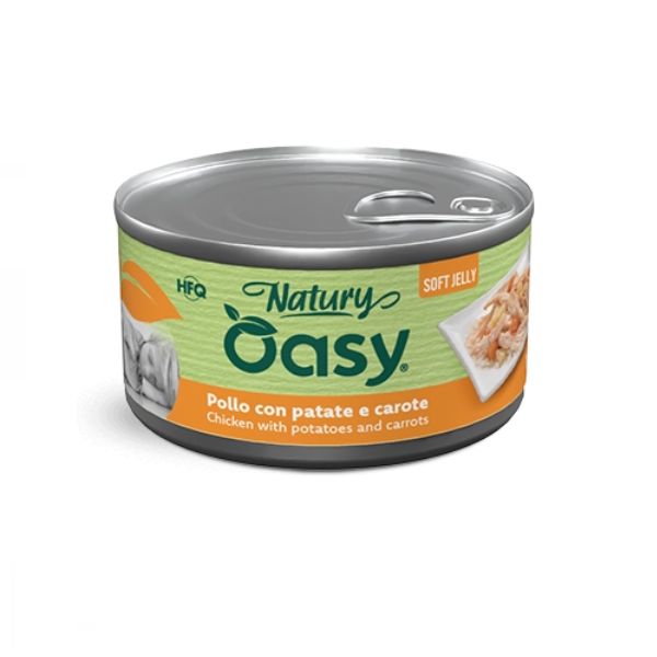 Oasy - Dog Natury Pollo Con Patate E Carote Soft Jelly