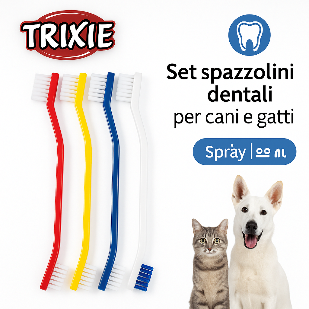 Trixie - Set Spazzolini Doppi