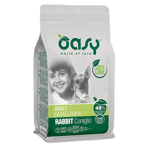 Oasy - One Animal Protein Adult Small & Mini con Coniglio