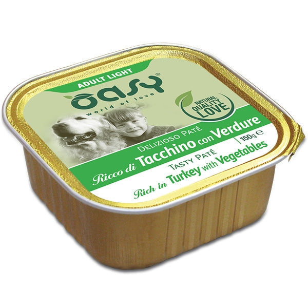 Oasy - Delizioso Paté Light in Fat Ricco di Tacchino con Verdure