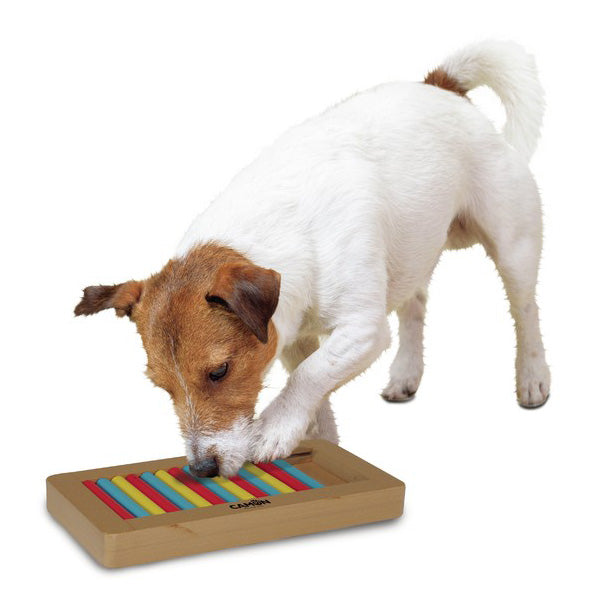 Camon - Genius Rettangolare con Rulli Gioco di Attivazione Mentale per Cani
