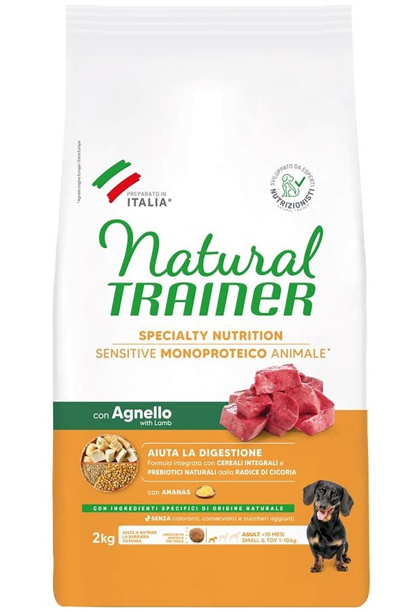 Trainer - Natural Sensitive No Gluten Small & Toy Adult con Agnello