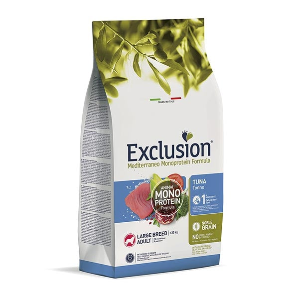 Exclusion - Mediterraneo Monoprotein Adult Large Breed con Tonno