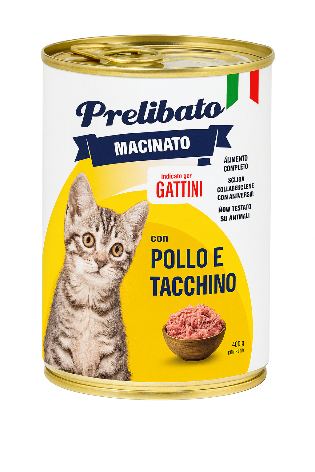 Unipro - Prelibato Macinato Pollo e Tacchino per Gattini