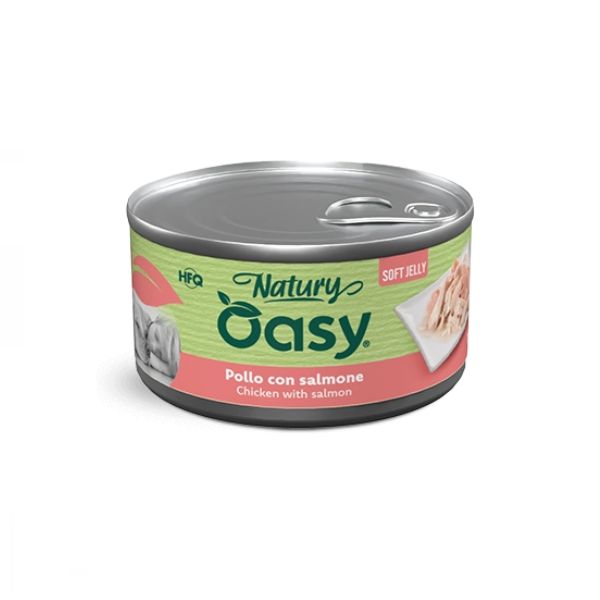 Oasy - Dog Natury Pollo Con Salmone Soft Jelly