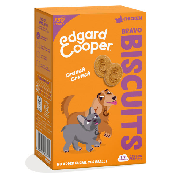 Edgard&Cooper - Biscotti per Cani Bravo Biscuits Pollo