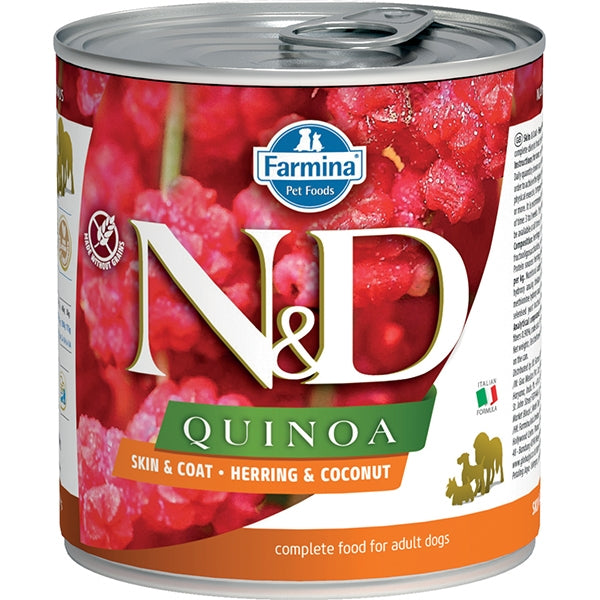 Farmina - Natural & Delicious Quinoa Skin & Coat con Aringa e Cocco