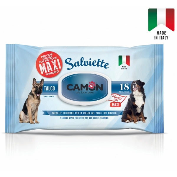 Camon - Salviette Maxi al Talco per Cani Grandi