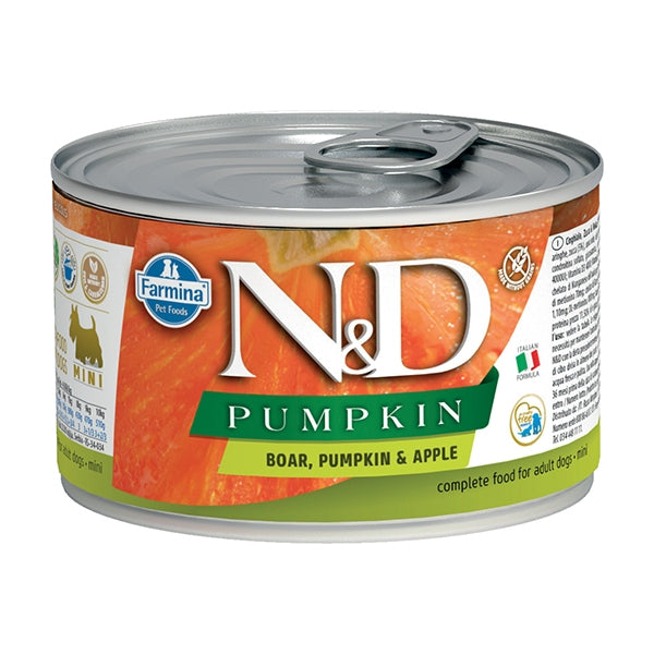 Farmina - Natural & Delicious Pumpkin Mini con Cinghiale, Zucca e Mela