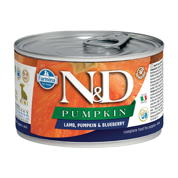 Farmina - Natural & Delicious Pumpkin Mini Puppy con Agnello, Zucca e Mirtillo