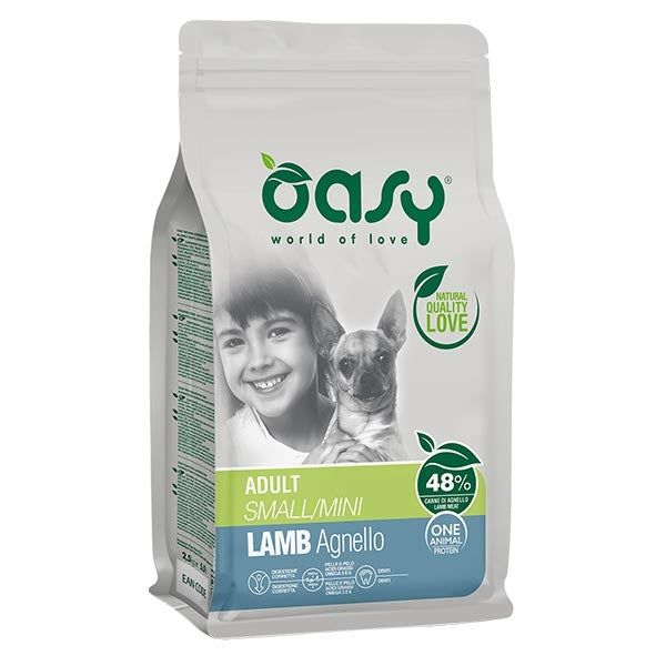 Oasy - One Animal Protein Adult Small & Mini con Agnello