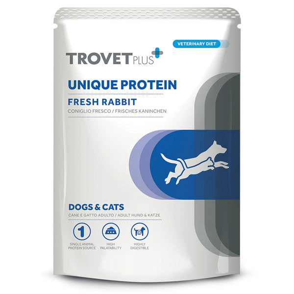 Trovet - Plus Dog Adult Unique Protein Coniglio Fresco