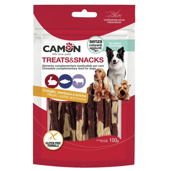 Camon - Stick con Coniglio Merluzzo e Pelle Bovina
