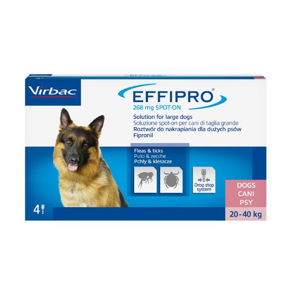 Virbac - Effipro Spot-On Cane 4 Pipette