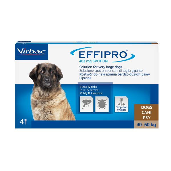 Virbac - Effipro Spot-On Cane 4 Pipette