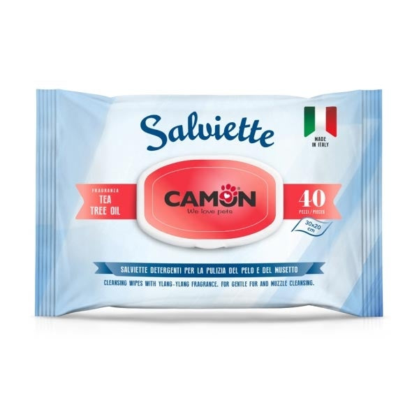 Camon - Salviette Detergenti al Tea Tree Oil