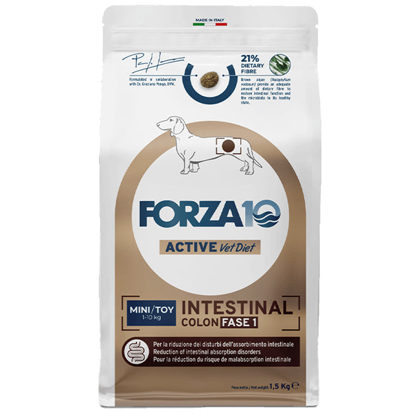 Forza10 - Active Dog Mini Toy Intestinal Colon Fase 1 con Pesce