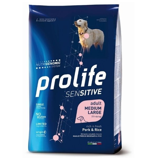 Prolife - Sensitive Adult Medium/Large Pork & Rice