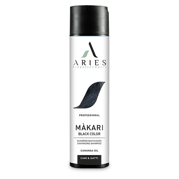 Aries - Makari Shampoo Natur Color Black Manti Neri Per Cane E Gatto