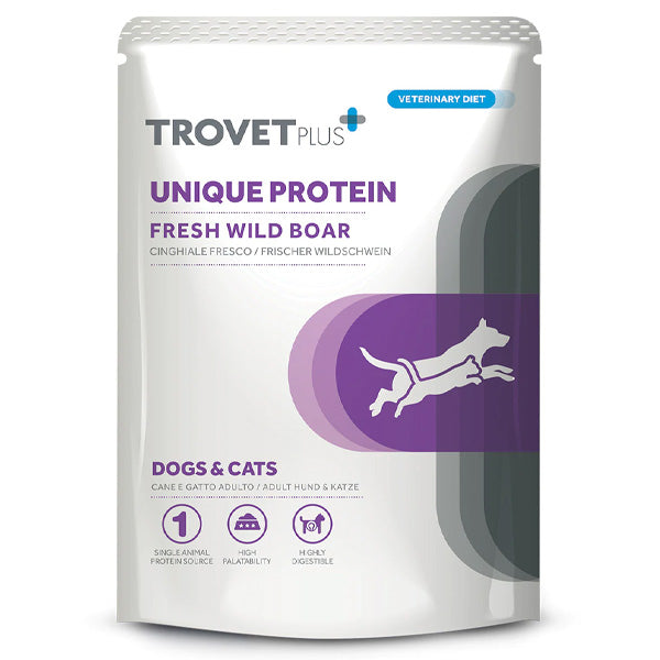 Trovet - Plus Dog Adult Unique Protein Cinghiale Fresco