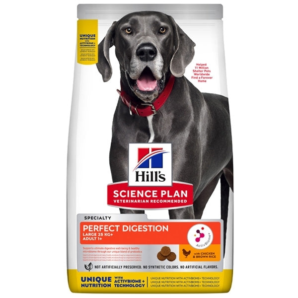 Hill's - Science Plan Perfect Digestion Large Breed Adult 1+ con Pollo e Riso Integrale