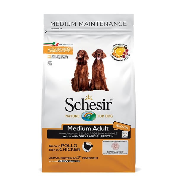 Schesir - Dry Line Medium Mantenimento con Pollo